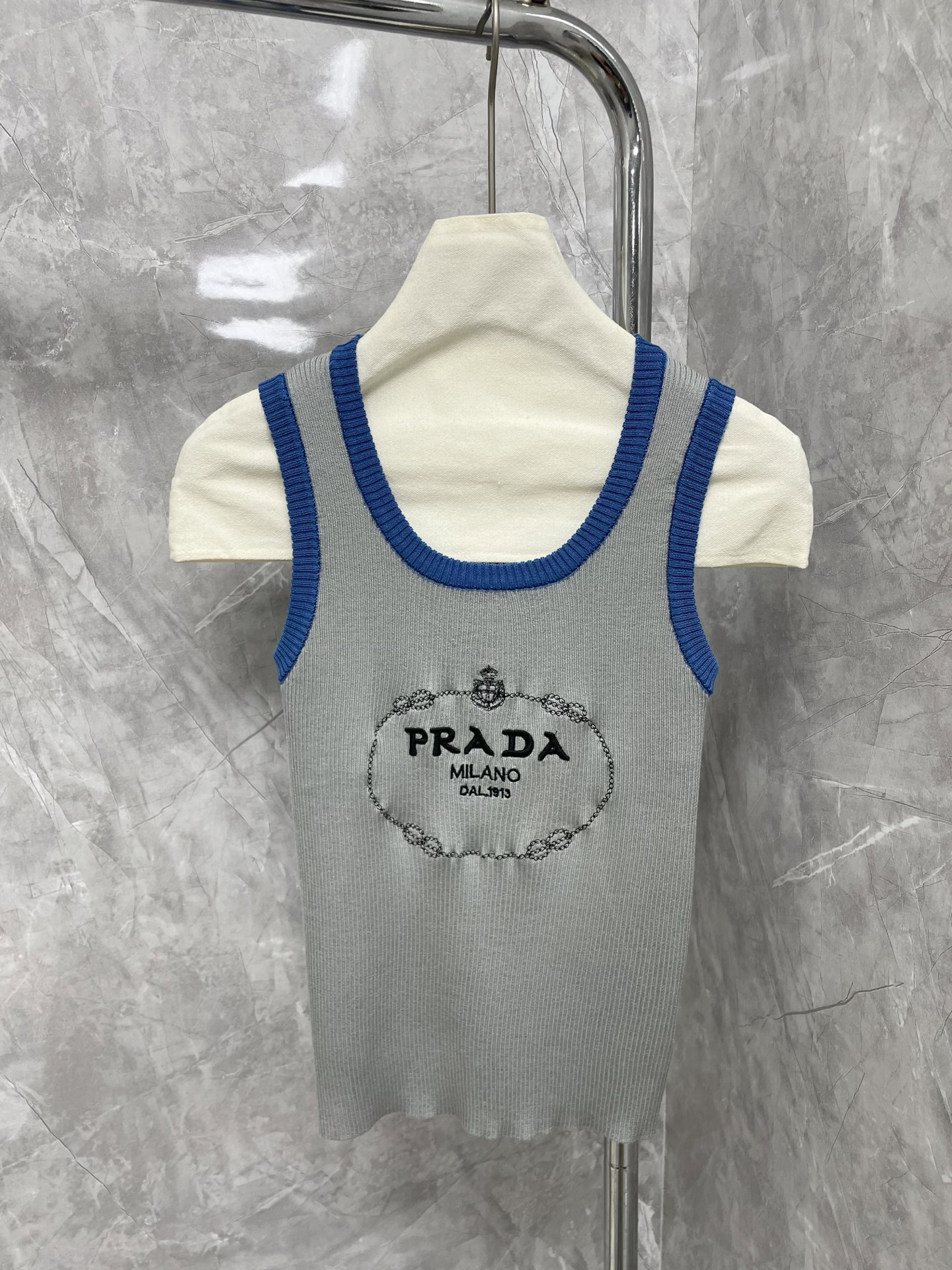 PRAD25SS Embroidered Threaded Wrap Vest
