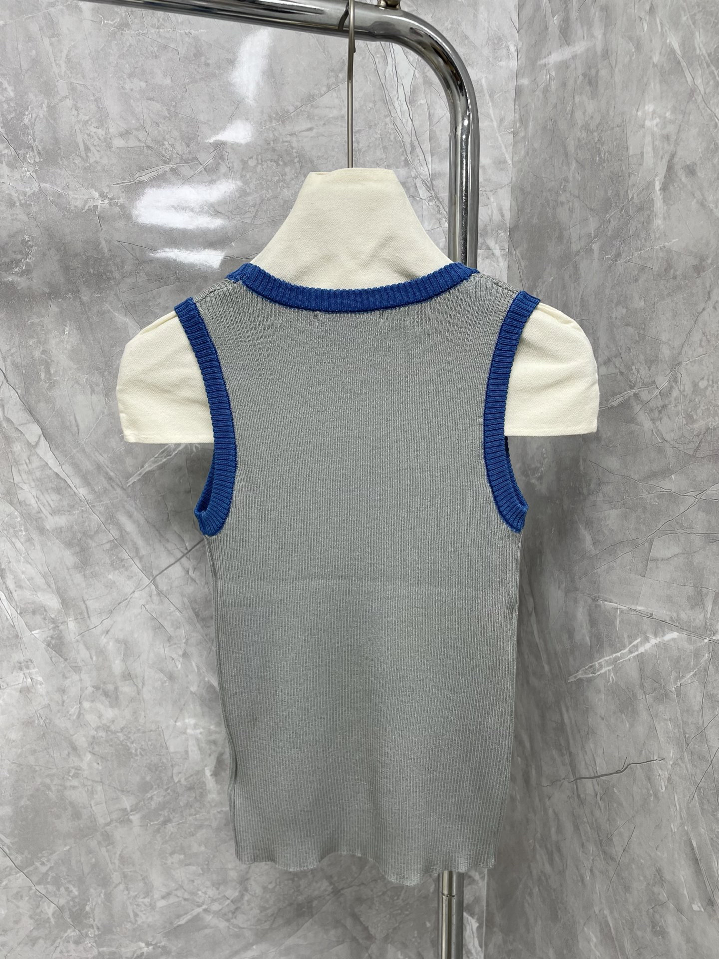 PRAD25SS Embroidered Threaded Wrap Vest