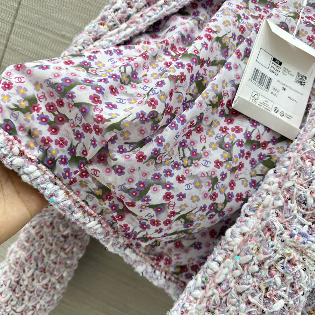 CHANE25SS colorful macaron cardigan