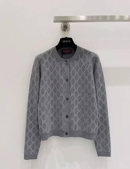 GG Hot stamping knitted cardigan