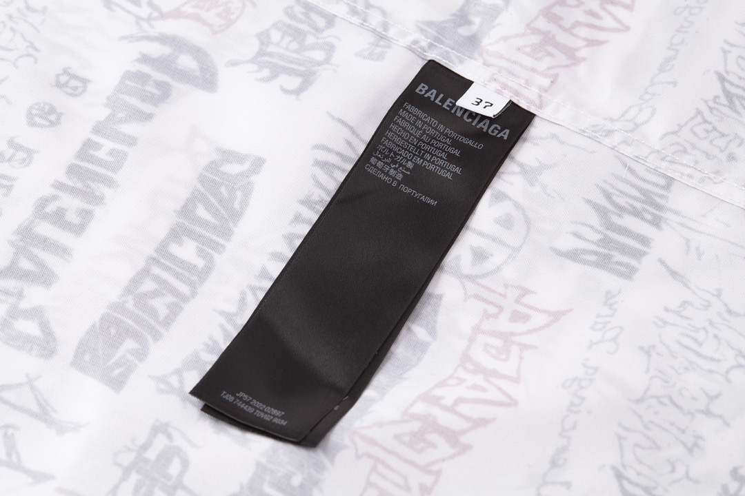 BA Full printed graffiti long sleeved shirt