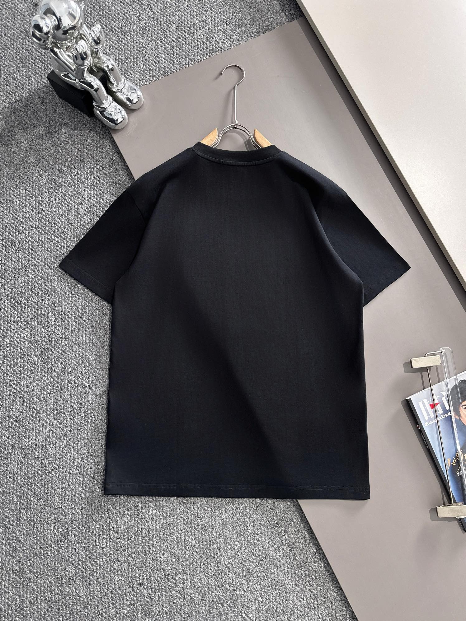 PLD Dark floral logo short sleeved shirt