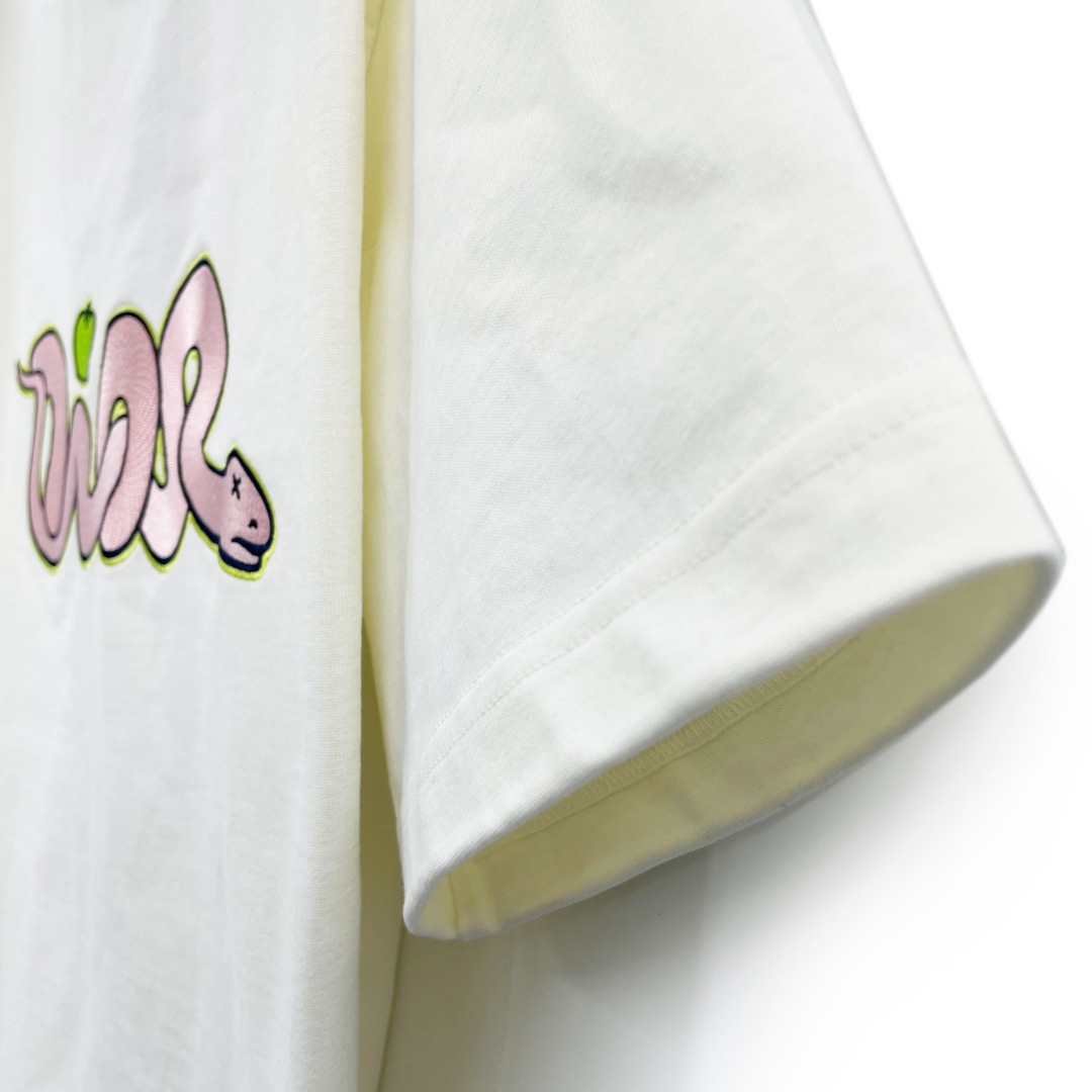 DIA Gradient color short sleeved T-shirt