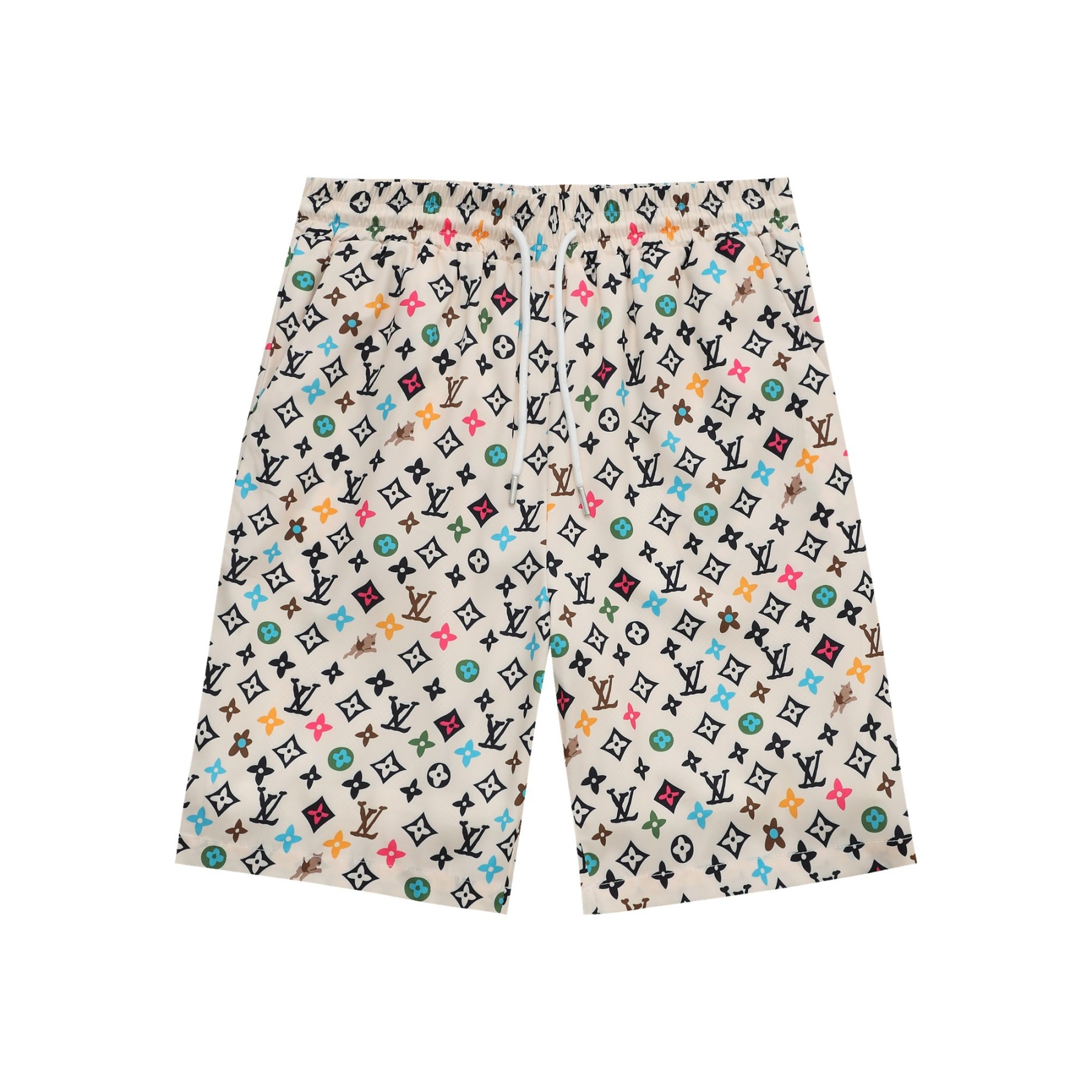 1V Colorful Full Print Short Sleeve Set