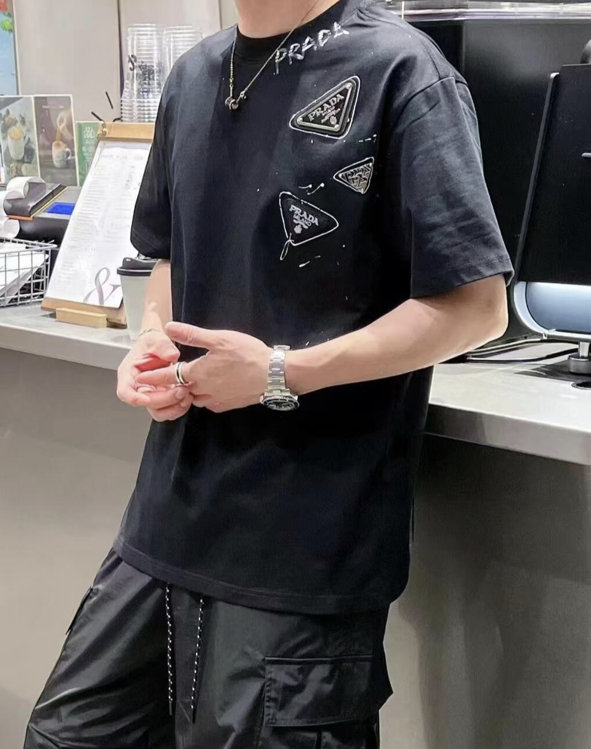 PLD 25SS Classic Triangle Logo Printed T-shirt