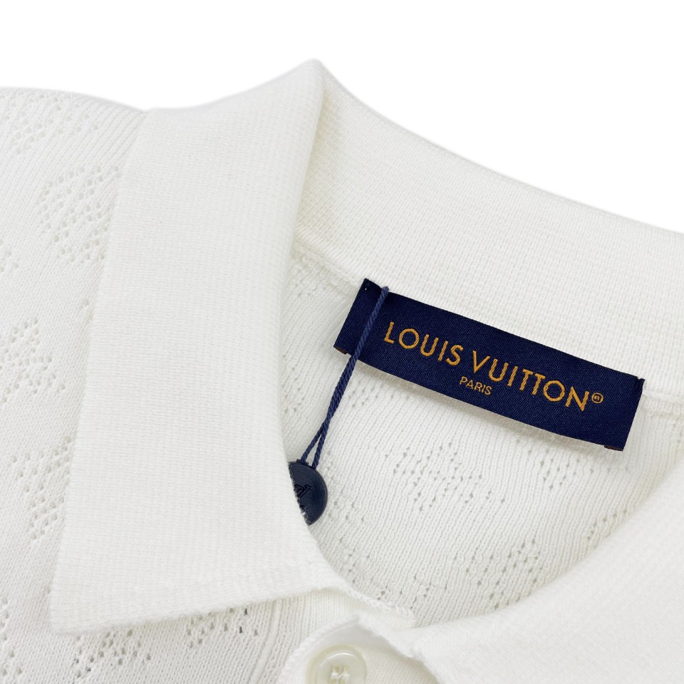 1V Football star's same knit dark flower hollow short sleeved cardigan