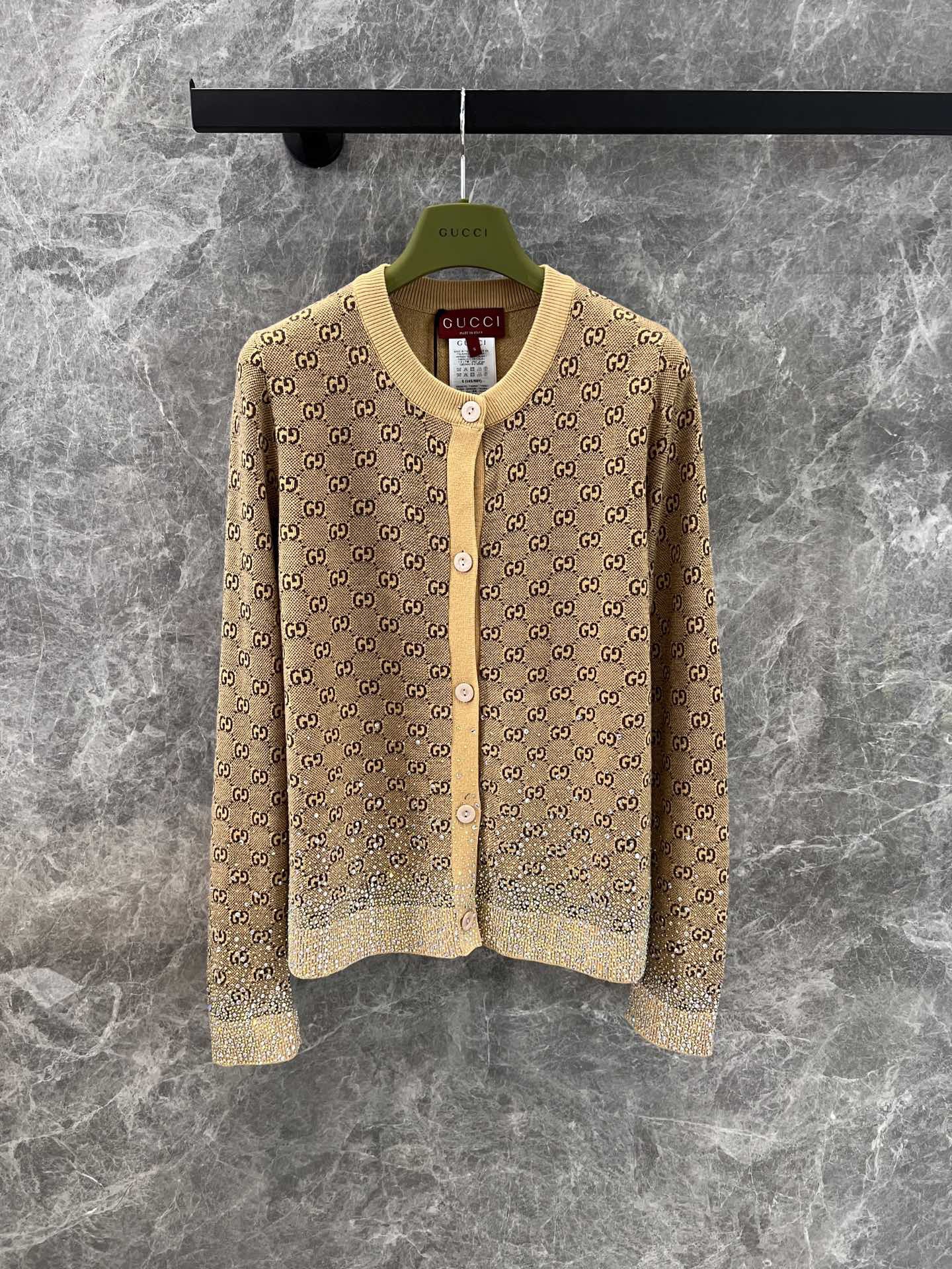 GG Flash Diamond System Knitted Shirt