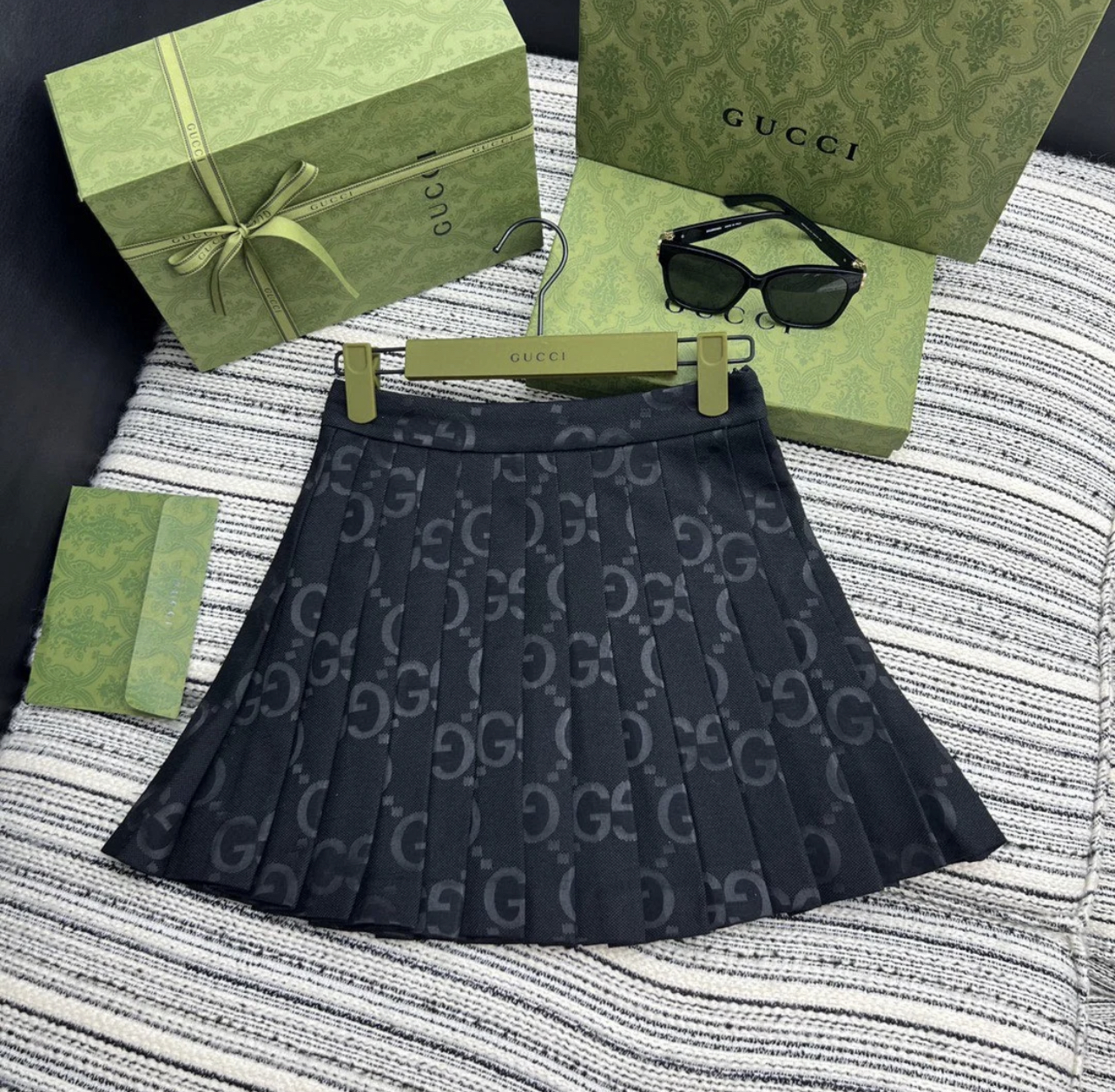 GG Pleated short sleeved shirt