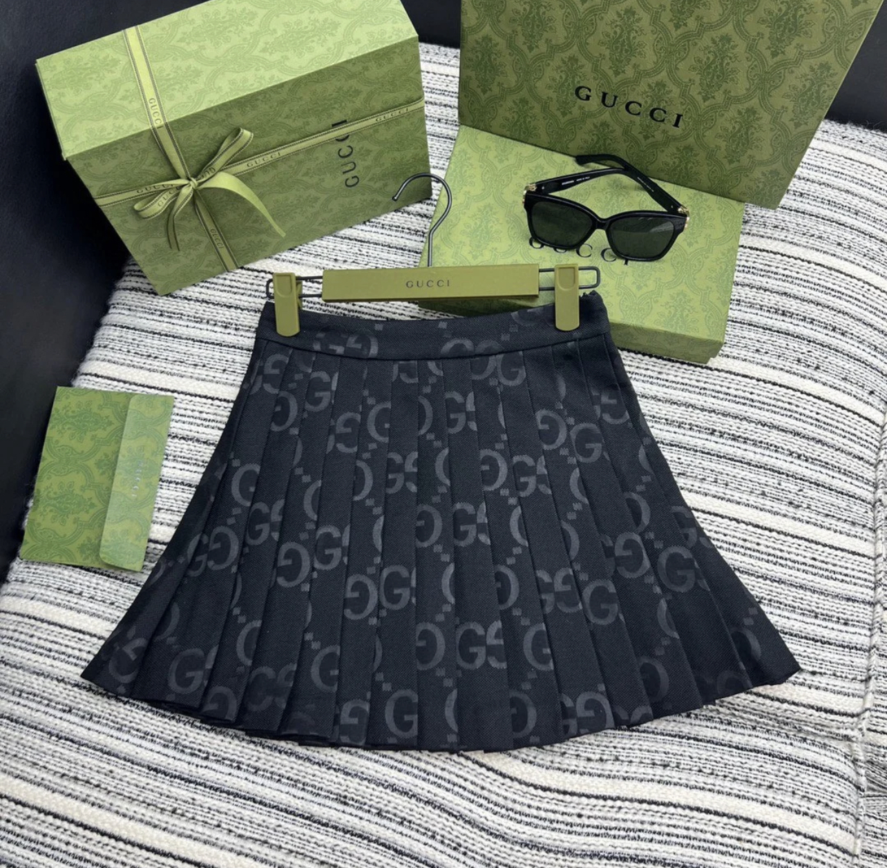 GG Pleated short sleeved shirt