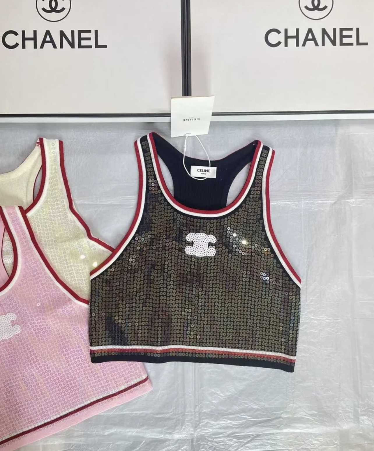 SL Sparkling H-shaped short vest