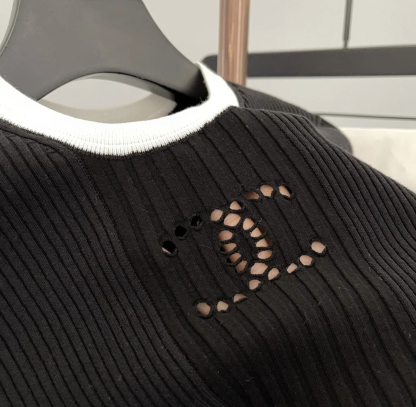 XX Hollow knit short sleeves