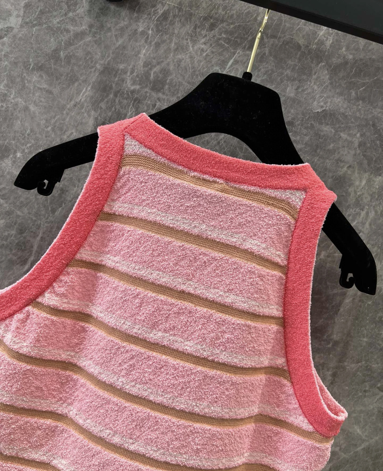 XX Customized Knitted Fabric Strap with Color Bar