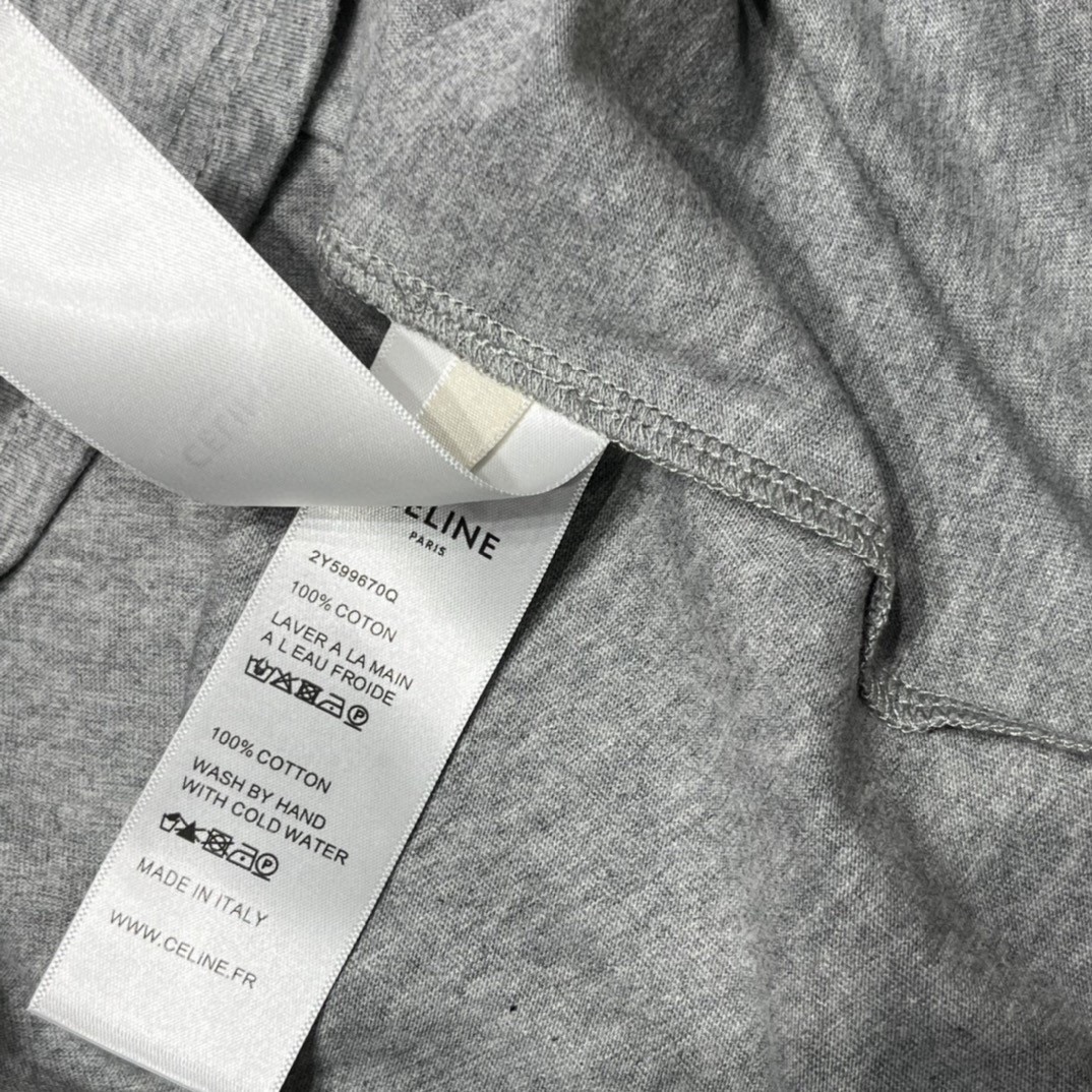 Contrast color appliqué embroidered short-sleeved T-shirt