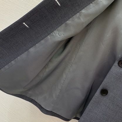 MM 2025SS Advanced gray patchwork cuff suit