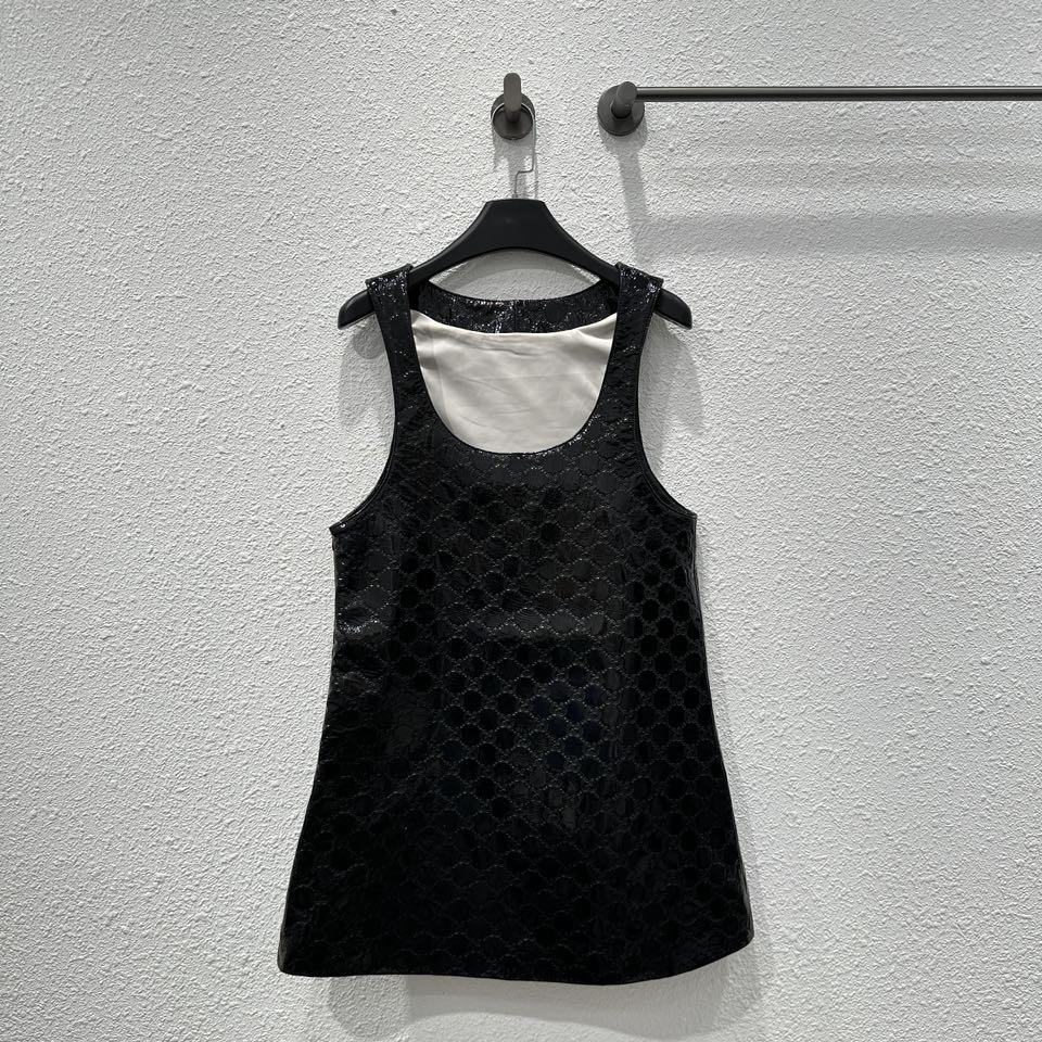 GG Sheepskin vest dress