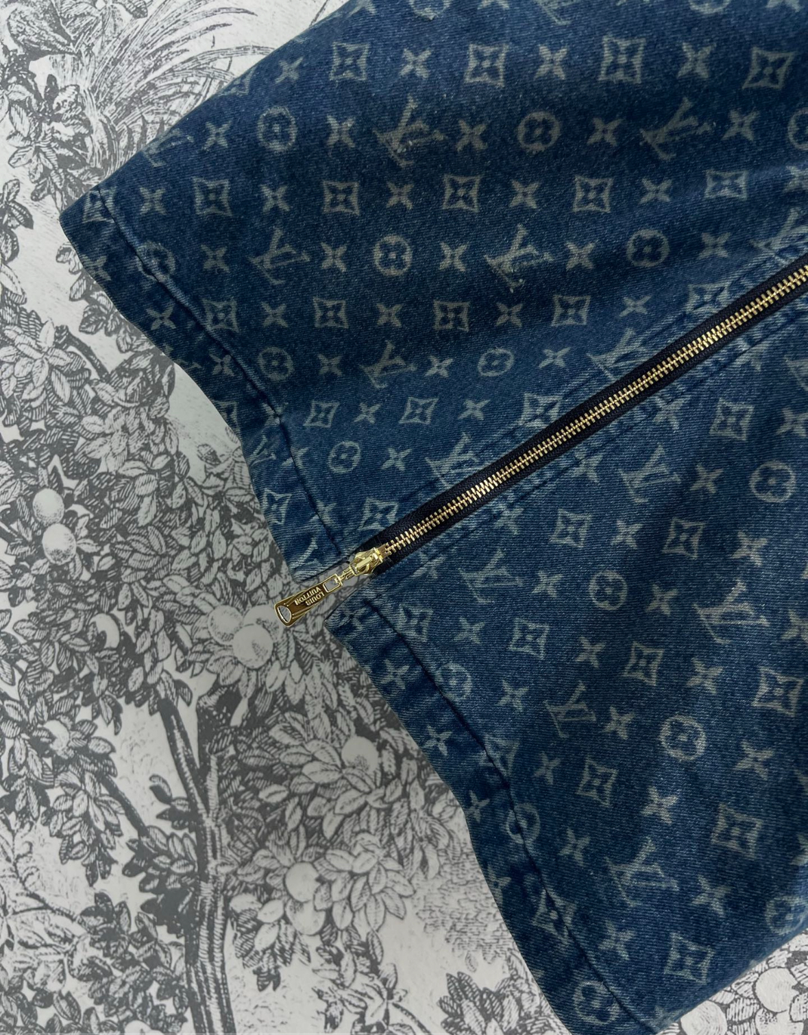 1V 25SS Old Fashioned Denim Zipper Dress