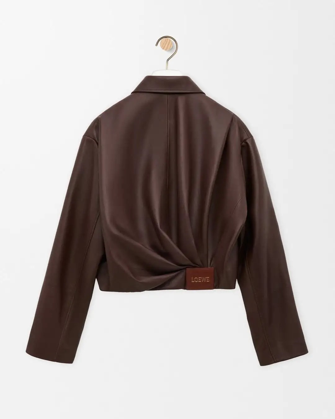 LOE Lambskin Draped Jacket