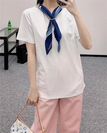 Louis Vuit25SS White Short Sleeve T-Shirt