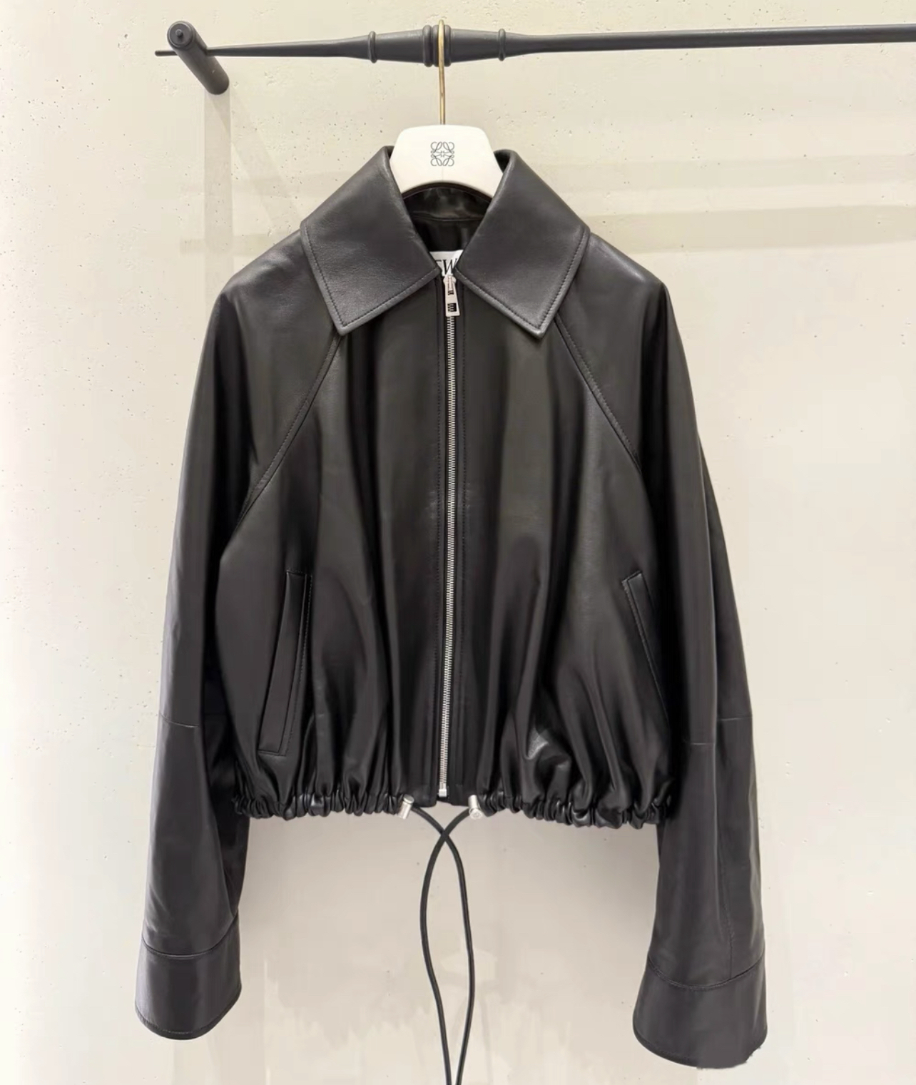 LEW Balloon leather jacket