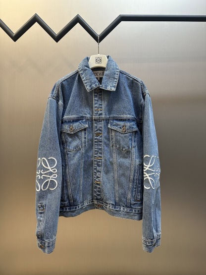 LEW 2025SS Elbow logo denim jacket