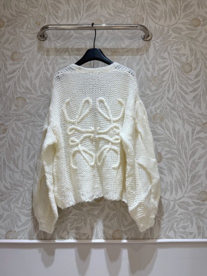 LEW Hollow-out knitted cardigan
