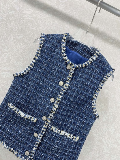 CC 25SS Blue textile vest