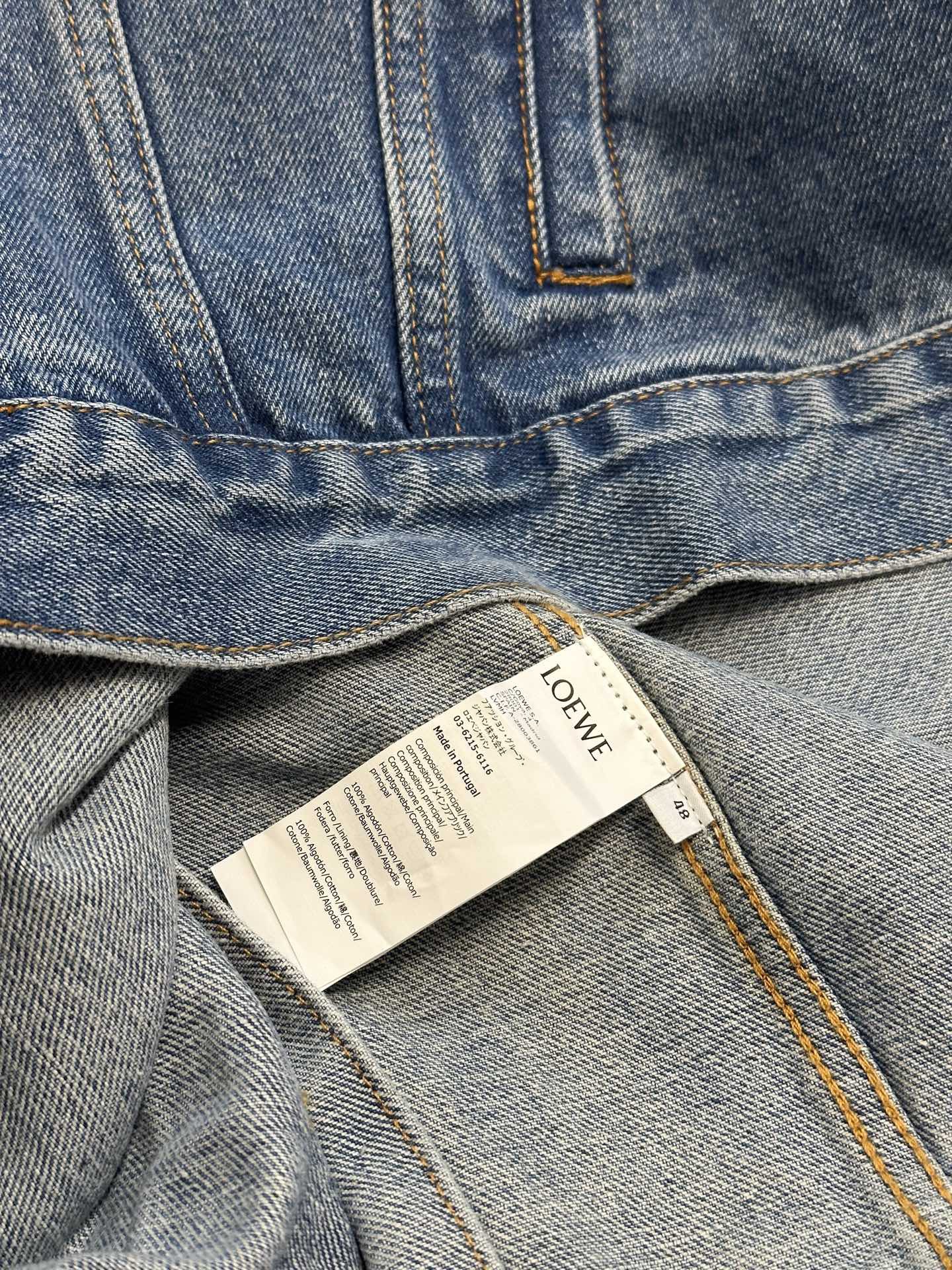 LEW 2025SS Elbow logo denim jacket