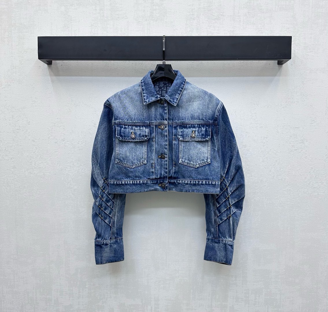 DIA 25SS Short silhouette denim jacket