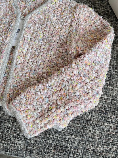 CC 25SS Woven rhinestone wrapped jacket