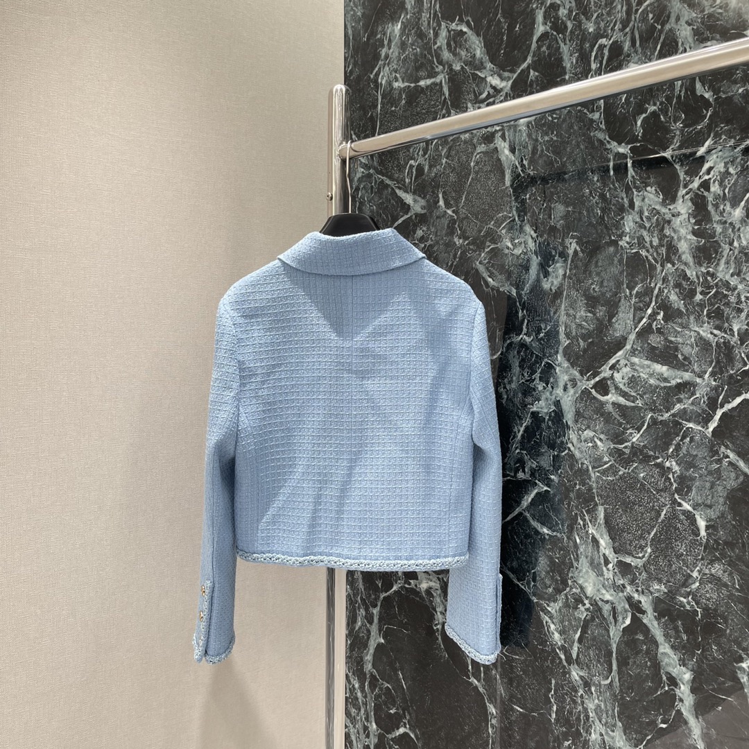 CC 25SS Blue woolen jacket