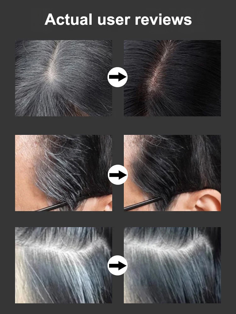 [Re-dye at any time to avoid embarrassment] Waterproof and sweat-proof hair dye comb