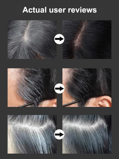 [Re-dye at any time to avoid embarrassment] Waterproof and sweat-proof hair dye comb