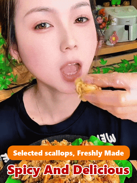✨🥰✅Freshly Caught Spicy Garlic Scallops (Canned)