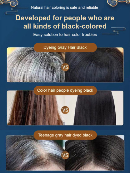 Plant-based, non-damaging single-dose hair dye