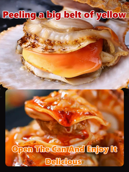 ✨🥰✅Freshly Caught Spicy Garlic Scallops (Canned)