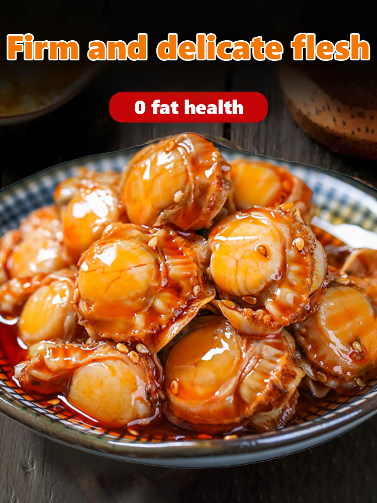 ✨🥰✅Freshly Caught Spicy Garlic Scallops (Canned)