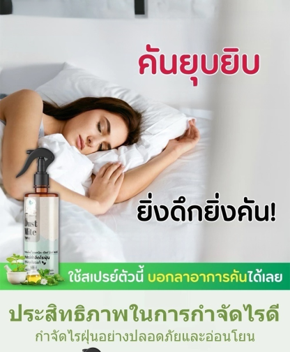 【ผลลัพธ์ชัดเจน สิ่งที่ต้องมีสำหรับทุกครอบครัว! 】สเปรย์กำจัดไรฝุ่น