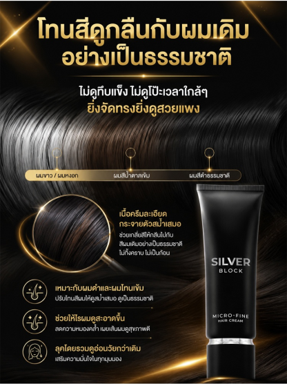【ซื้อ 1 แถม 1】ครีมย้อมผม