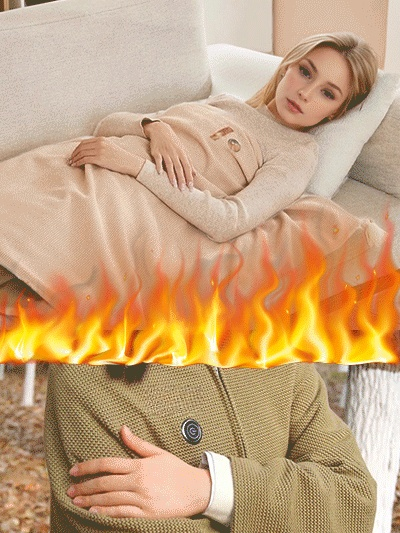 【การจับเวลาอัจฉริยะ ป้องกันความร้อนสูงเกินไป】ผ้าห่มอุ่นแบบกราฟีนทำความร้อน