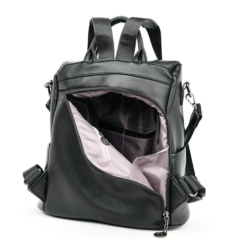 鉚釘防盜雙肩包