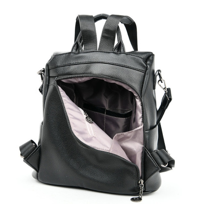 鉚釘防盜雙肩包