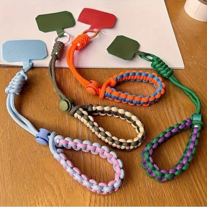 สายคล้องมือถักแฟชั่นสำหรับมือถือ 