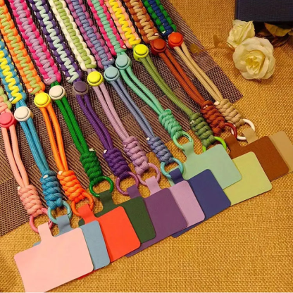 สายคล้องมือถักแฟชั่นสำหรับมือถือ 