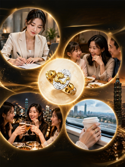 元寶七粒米可調節開口戒