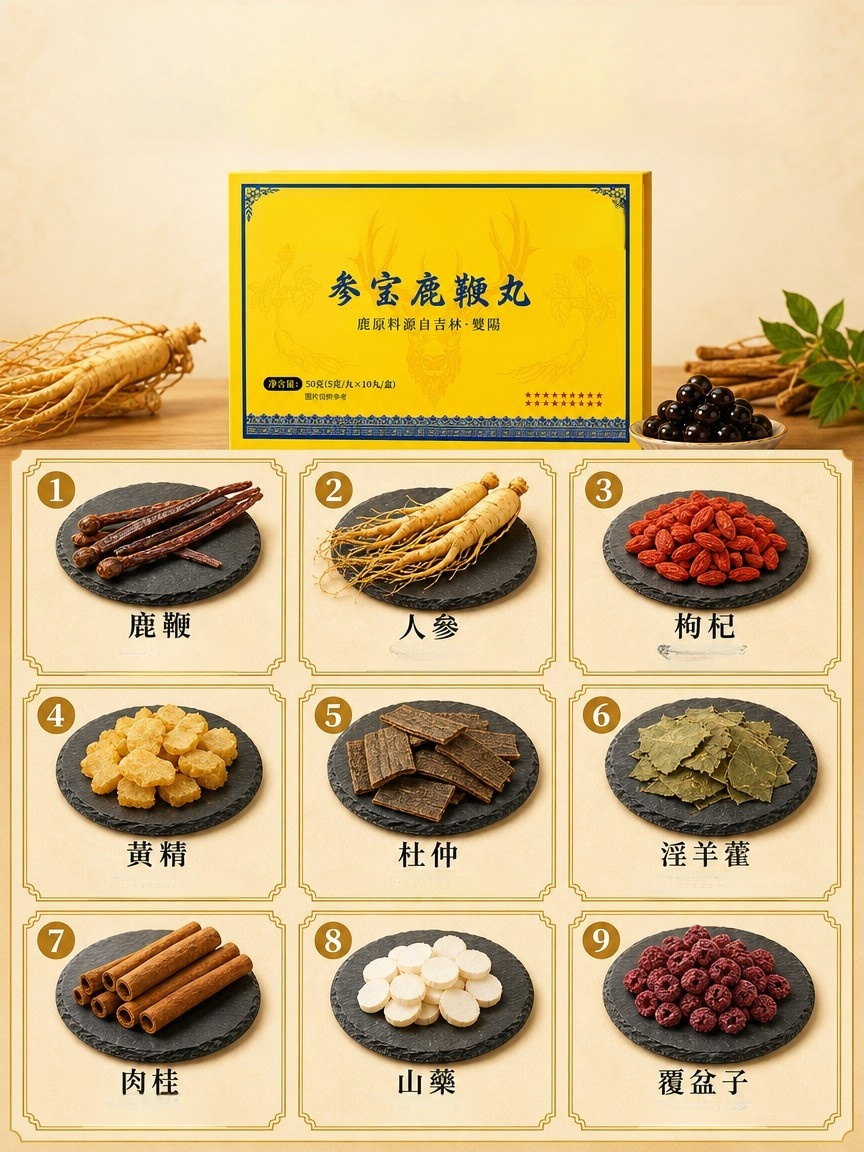 【醫藥大學配方研發】參寶鹿鞭丸