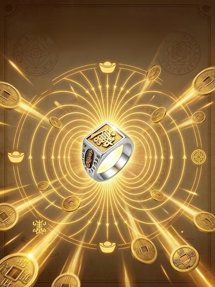 【指尖吸金王】復古招財貅戒指