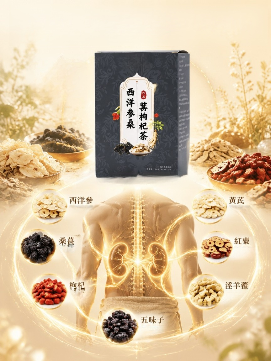 西洋參桑葚枸杞茶