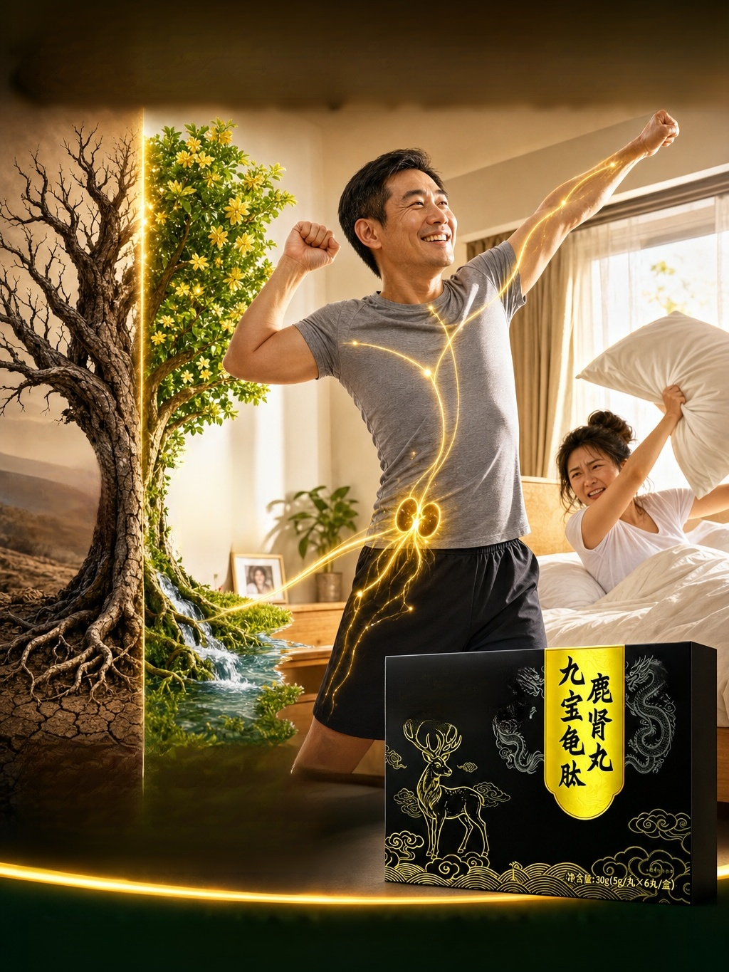 鹿腎九寶丸 | 百年中醫「固本秘方」硬挺40分鐘無副作用