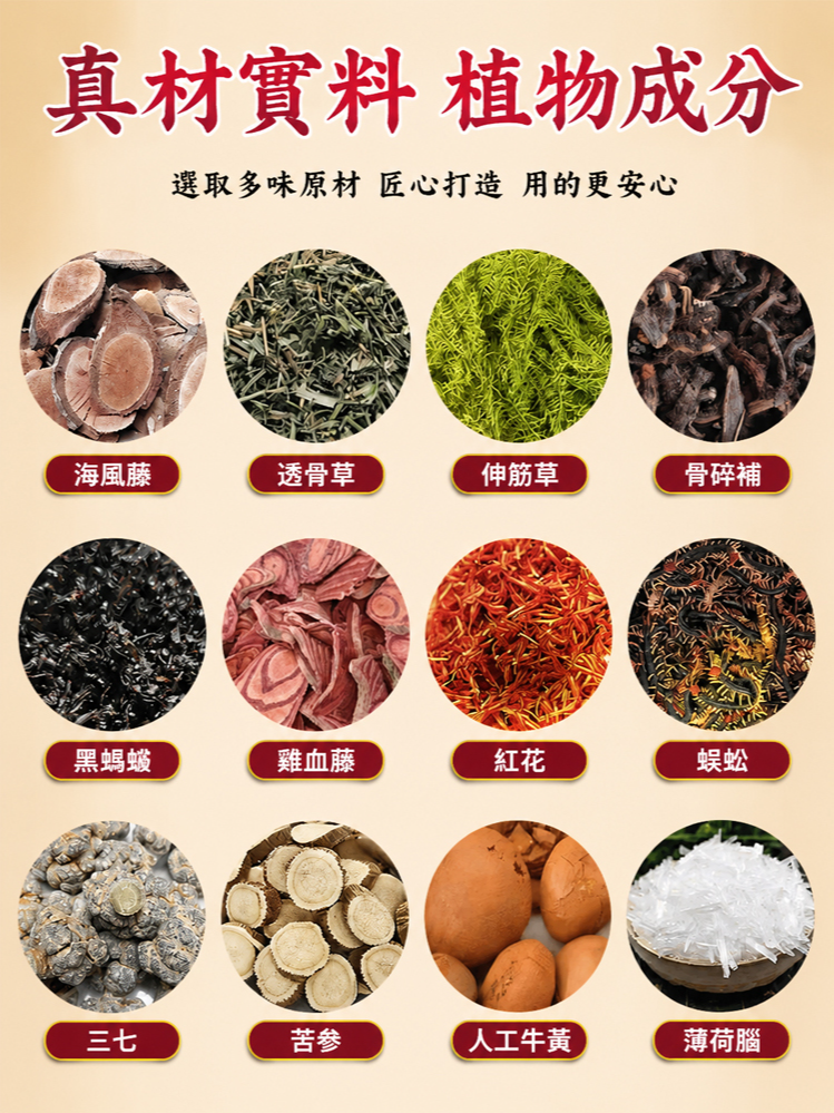 秘製藏方活骨膏