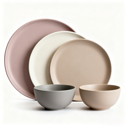 低飽和色調陶瓷餐具組 